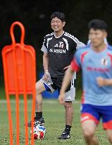 Football: Japan players train in Mexico