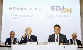 Electronics retailers Yamada, Edion agree to business integration