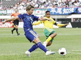 Football: Japan beat S. Africa in friendly
