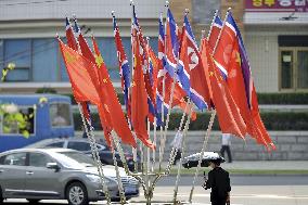 Chinese President Xi in Pyongyang