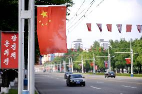 Chinese President Xi in Pyongyang