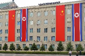Chinese President Xi in Pyongyang