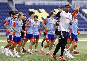 Football: World Cup training camp in Nashville