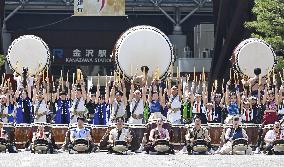 Traditional parade in Kanazawa