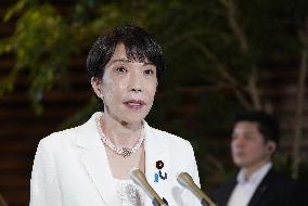 Japan PM Takaichi