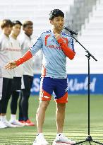 Football: Japan team base camp for World Cup