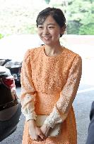 Japanese Princess Kako at ceremony