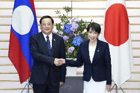 Japan, Laos summit talks