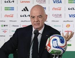 Football: FIFA President Infantino in Mexico