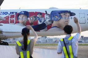 JAL Ohtani jet's final flight