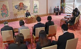 Emperor ahead of trip to Netherlands, Belgium