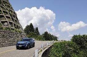 Scenic road in central Japan