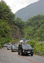 Scenic road in central Japan
