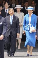 Japan's emperor, empress begin trip to Netherlands, Belgium
