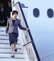 Japan PM Takaichi arrives in Britain