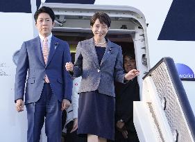 Japan PM Takaichi arrives in Britain