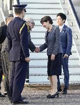 Japan PM Takaichi arrives in Britain