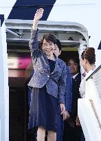 Japan PM Takaichi arrives in Britain