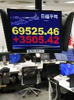 Nikkei hits record intraday high