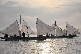 Shrimp fishing in northern Japan