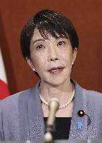Japan PM meets press in Rome