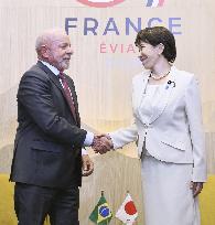 Japan-Brazil summit in France