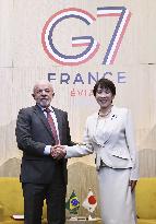 Japan-Brazil summit in France