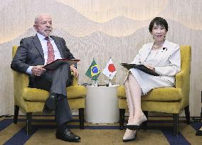Japan-Brazil summit in France