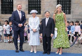 Japan's emperor, empress in Amsterdam