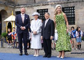 Japan's emperor, empress in Amsterdam