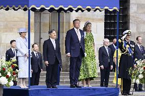 Japan's emperor, empress in Amsterdam