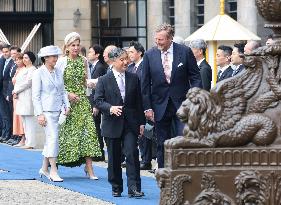 Japan's emperor, empress in Amsterdam