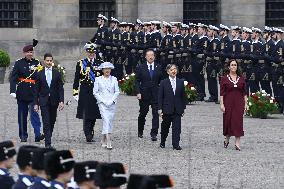 Japan's emperor, empress in Amsterdam