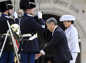 Japan's emperor, empress in Amsterdam