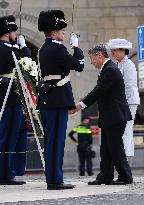 Japan's emperor, empress in Amsterdam