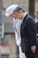 Japan's emperor, empress in Amsterdam