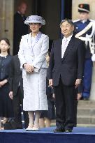 Japan's emperor, empress in Amsterdam