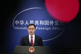 Chinese Foreign Ministry spokesman