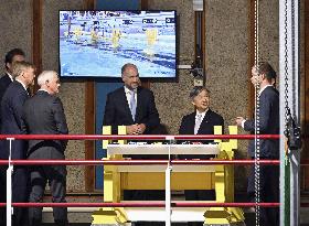 Japan's emperor in Amsterdam