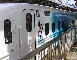 Disney-themed shinkansen bullet train