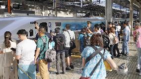 Disney-themed shinkansen bullet train
