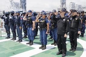 Japan-U.S.-South Korea joint coast guard exercise