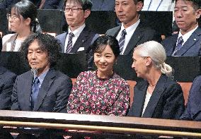Princess Kako watches Belgian dance performance