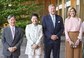 Japan's imperial couple visit children's cancer hospital in Utrecht