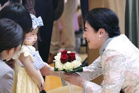 Japan's imperial couple visit children's cancer hospital in Utrecht
