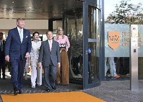 Japan's imperial couple visit children's cancer hospital in Utrecht