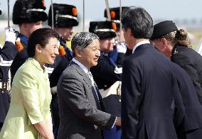 Japan's imperial couple leave Netherlands