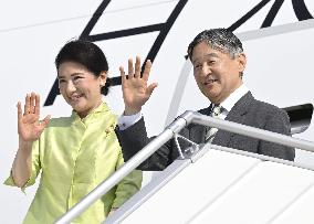 Japan's imperial couple leave Netherlands
