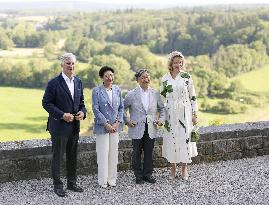 Japan emperor, empress in Belgium