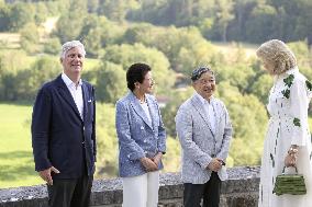 Japan emperor, empress in Belgium